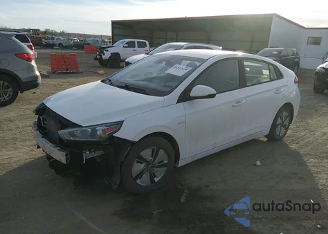 2020 Hyundai Ioniq Hybrid Blue z USA, uszkodzony, nr VIN KMHC65LC2LU219016